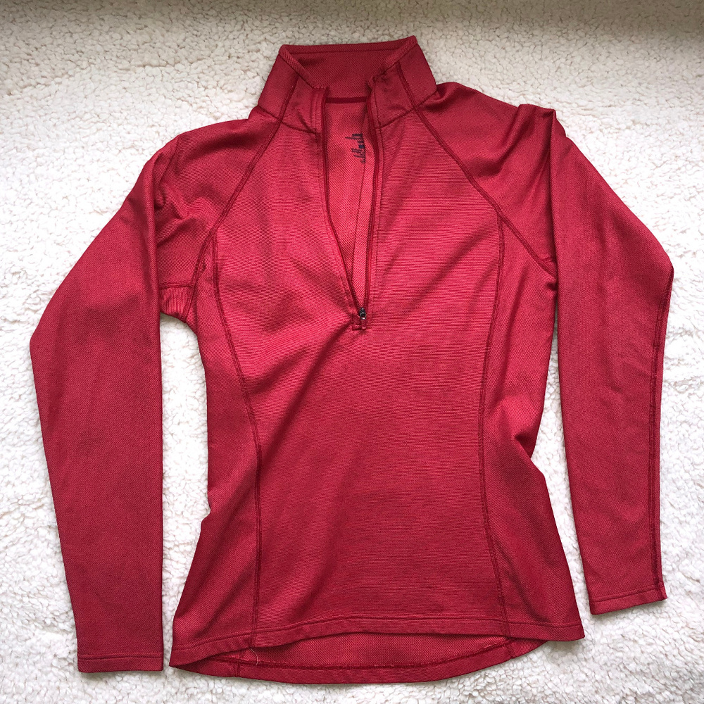 Red Patagonia Quarter Zip
